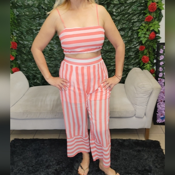 Luna Nephilim Boutique Pants - Women's Set pants & top various sizes with lining strapless shiffon